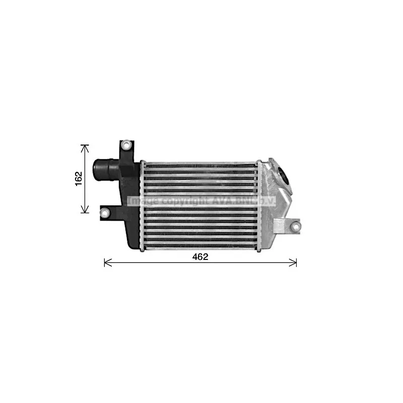 Intercooler, échangeur AVA QUALITY COOLING MT4283