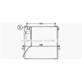 Condenseur, climatisation AVA QUALITY COOLING MT5269D