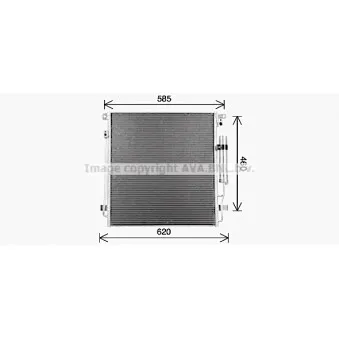 Condenseur, climatisation AVA QUALITY COOLING MT5290D