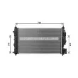 Radiateur, refroidissement du moteur AVA QUALITY COOLING OL2701 - Visuel 2