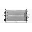 Radiateur, refroidissement du moteur AVA QUALITY COOLING OL2731 - Visuel 1