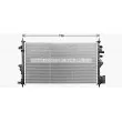 Radiateur, refroidissement du moteur AVA QUALITY COOLING OL2731 - Visuel 2
