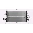 Radiateur, refroidissement du moteur AVA QUALITY COOLING OL2743 - Visuel 1