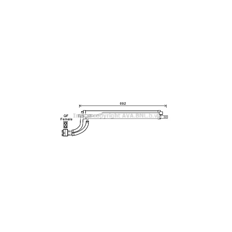 Radiateur d'huile de boîte automatique AVA QUALITY COOLING OL3675