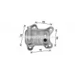 Radiateur d'huile AVA QUALITY COOLING OL3712 - Visuel 1