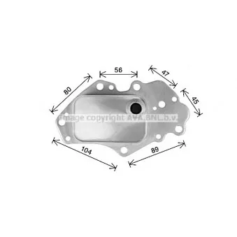 Radiateur d'huile AVA QUALITY COOLING OL3742