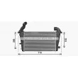 Intercooler, échangeur AVA QUALITY COOLING OL4707 - Visuel 1