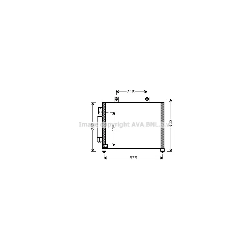 Condenseur, climatisation AVA QUALITY COOLING OL5342D