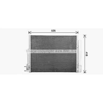 Condenseur, climatisation AVA QUALITY COOLING OL5729D