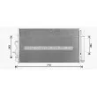Condenseur, climatisation AVA QUALITY COOLING OL5733D - Visuel 1
