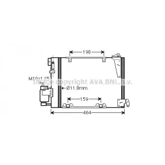 Condenseur, climatisation AVA QUALITY COOLING OLA5250D
