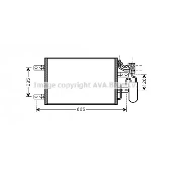 Condenseur, climatisation AVA QUALITY COOLING OLA5394D