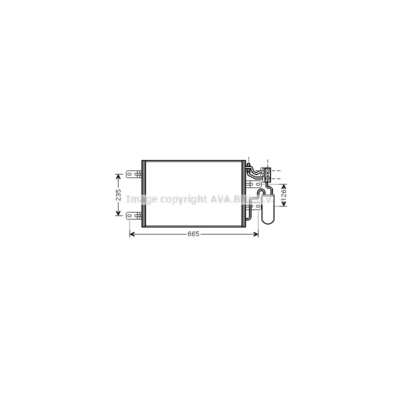 Condenseur, climatisation AVA QUALITY COOLING OLA5394D