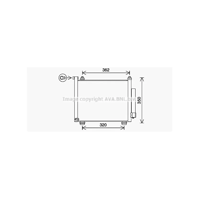 Condenseur, climatisation AVA QUALITY COOLING OLA5402D