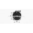 Compresseur, climatisation AVA QUALITY COOLING OLK734 - Visuel 2