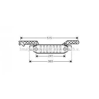 Radiateur d'huile AVA QUALITY COOLING PE4402