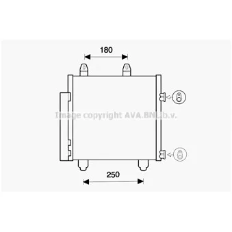 Condenseur, climatisation AVA QUALITY COOLING PE5398D