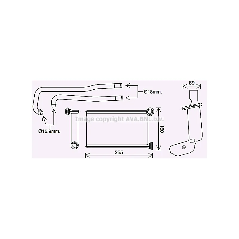 Système de chauffage AVA QUALITY COOLING PE6416