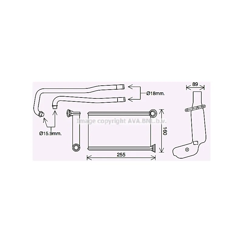 Système de chauffage AVA QUALITY COOLING PE6419