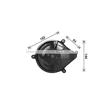 Moteur électrique, pulseur d'air habitacle AVA QUALITY COOLING PE8420