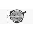 Moteur électrique, pulseur d'air habitacle AVA QUALITY COOLING PE8425 - Visuel 2
