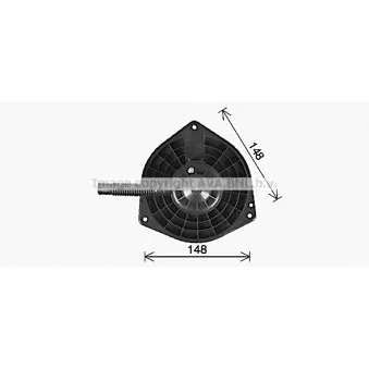 Moteur électrique, pulseur d'air habitacle AVA QUALITY COOLING PE8428
