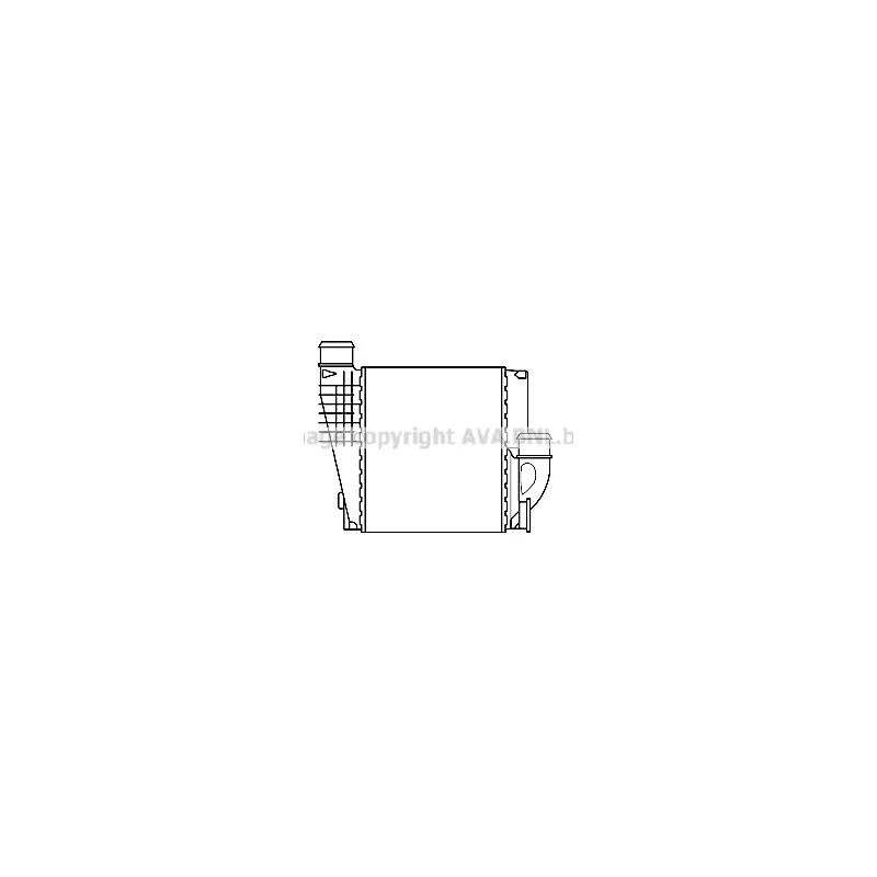 Intercooler, échangeur AVA QUALITY COOLING PEA4385