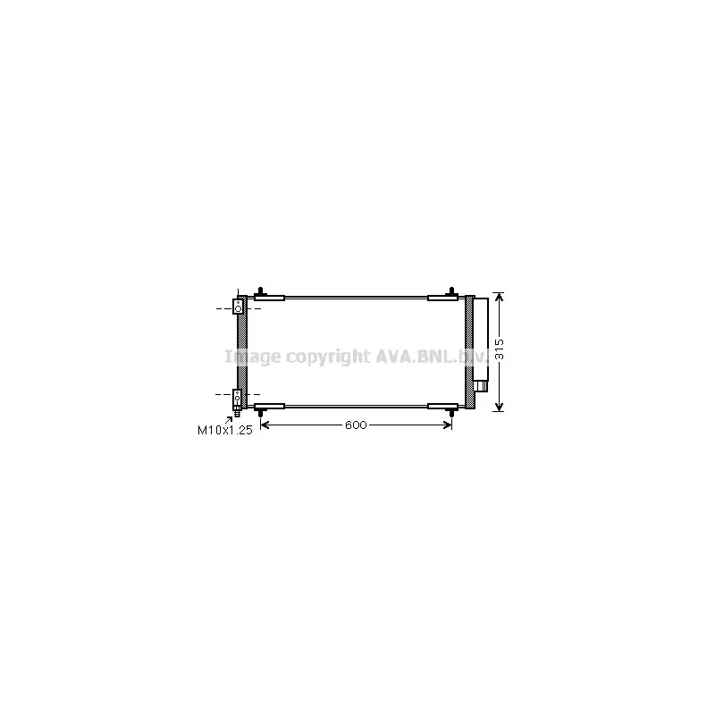 Condenseur, climatisation AVA QUALITY COOLING PEA5301D