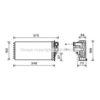 Système de chauffage AVA QUALITY COOLING PEA6359