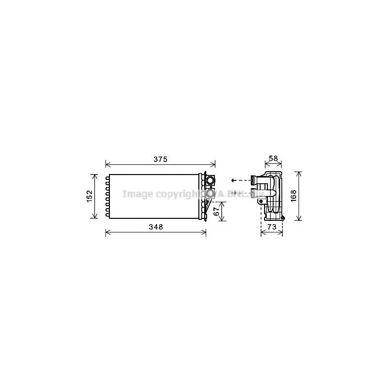 Système de chauffage AVA QUALITY COOLING PEA6359