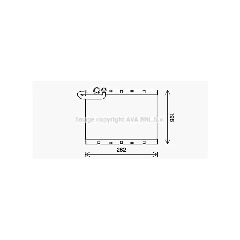 Évaporateur climatisation AVA QUALITY COOLING PEV405