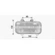Radiateur d'huile de boîte automatique AVA QUALITY COOLING PR3097 - Visuel 2