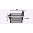 Intercooler, échangeur AVA QUALITY COOLING PR4098 - Visuel 1