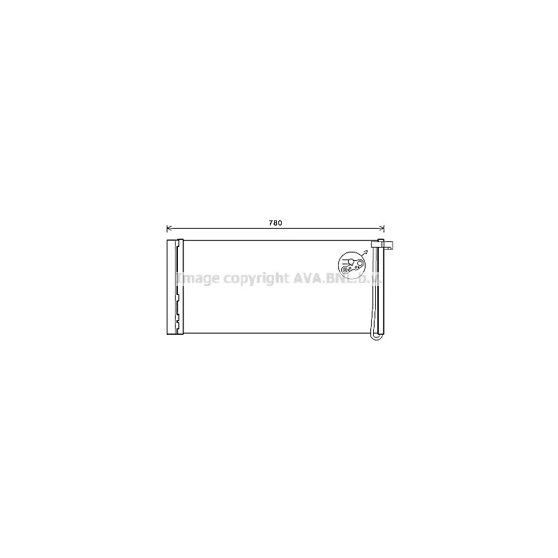 Condenseur, climatisation AVA QUALITY COOLING PR5083D