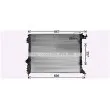 Radiateur, refroidissement du moteur AVA QUALITY COOLING RT2645 - Visuel 1