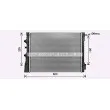 Radiateur, refroidissement du moteur AVA QUALITY COOLING RT2667 - Visuel 1