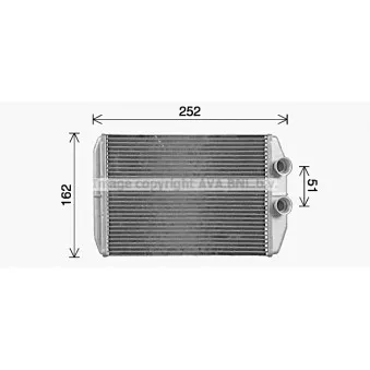 Système de chauffage AVA QUALITY COOLING RT6661