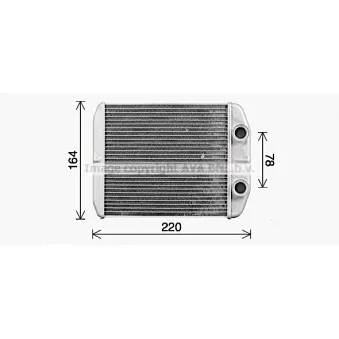 Système de chauffage AVA QUALITY COOLING RT6663