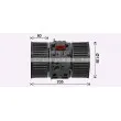 Moteur électrique, pulseur d'air habitacle AVA QUALITY COOLING RT8654 - Visuel 1