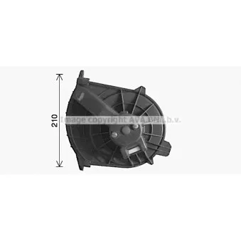 Moteur électrique, pulseur d'air habitacle AVA QUALITY COOLING RT8655