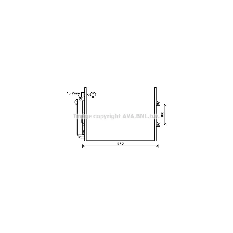 Condenseur, climatisation AVA QUALITY COOLING RTA5454D