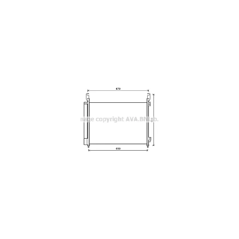Condenseur, climatisation AVA QUALITY COOLING RTA5466D