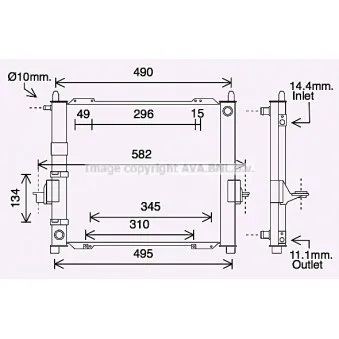 Module de refroidissement AVA QUALITY COOLING RTM632