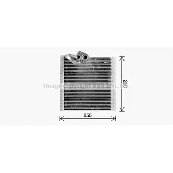 Évaporateur climatisation AVA QUALITY COOLING RTV668