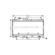 Radiateur, refroidissement du moteur AVA QUALITY COOLING SU2110 - Visuel 1