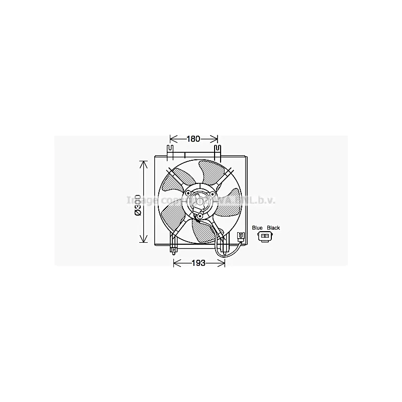 Ventilateur, refroidissement du moteur AVA QUALITY COOLING SU7517