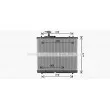 Radiateur, refroidissement du moteur AVA QUALITY COOLING SZ2160 - Visuel 1