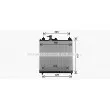 Radiateur, refroidissement du moteur AVA QUALITY COOLING SZ2163 - Visuel 1