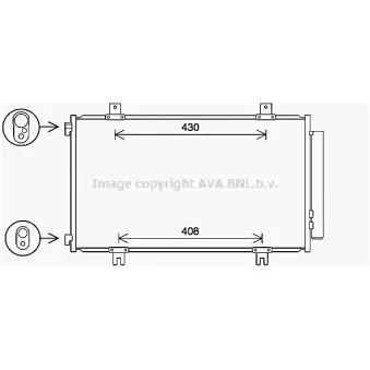 Condenseur, climatisation AVA QUALITY COOLING SZ5151D
