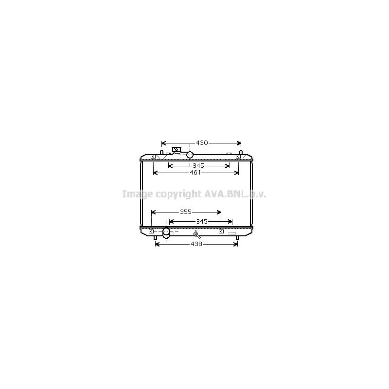 Radiateur, refroidissement du moteur AVA QUALITY COOLING SZA2083